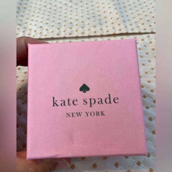 Kate Spade Red Zircon Love Rose Gold Cute Heart-Shaped Necklace and Earrings Set - Picture 3 of 3